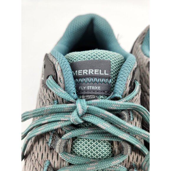 Merrell Fly Strick J067238W Woman's Size 6 W Teal Gray Running Sneaker Shoes - Picture 4 of 13